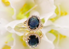 7 Carat Sapphire Engagement Ring