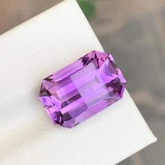 7 Cts Pixel Cut Light Purple Color African Amethyst Gemstone for Ring Jewelry