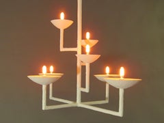 Rechteckiger Kronleuchter „7 Cup“ von Tracey Garet von Apsara Interior Design