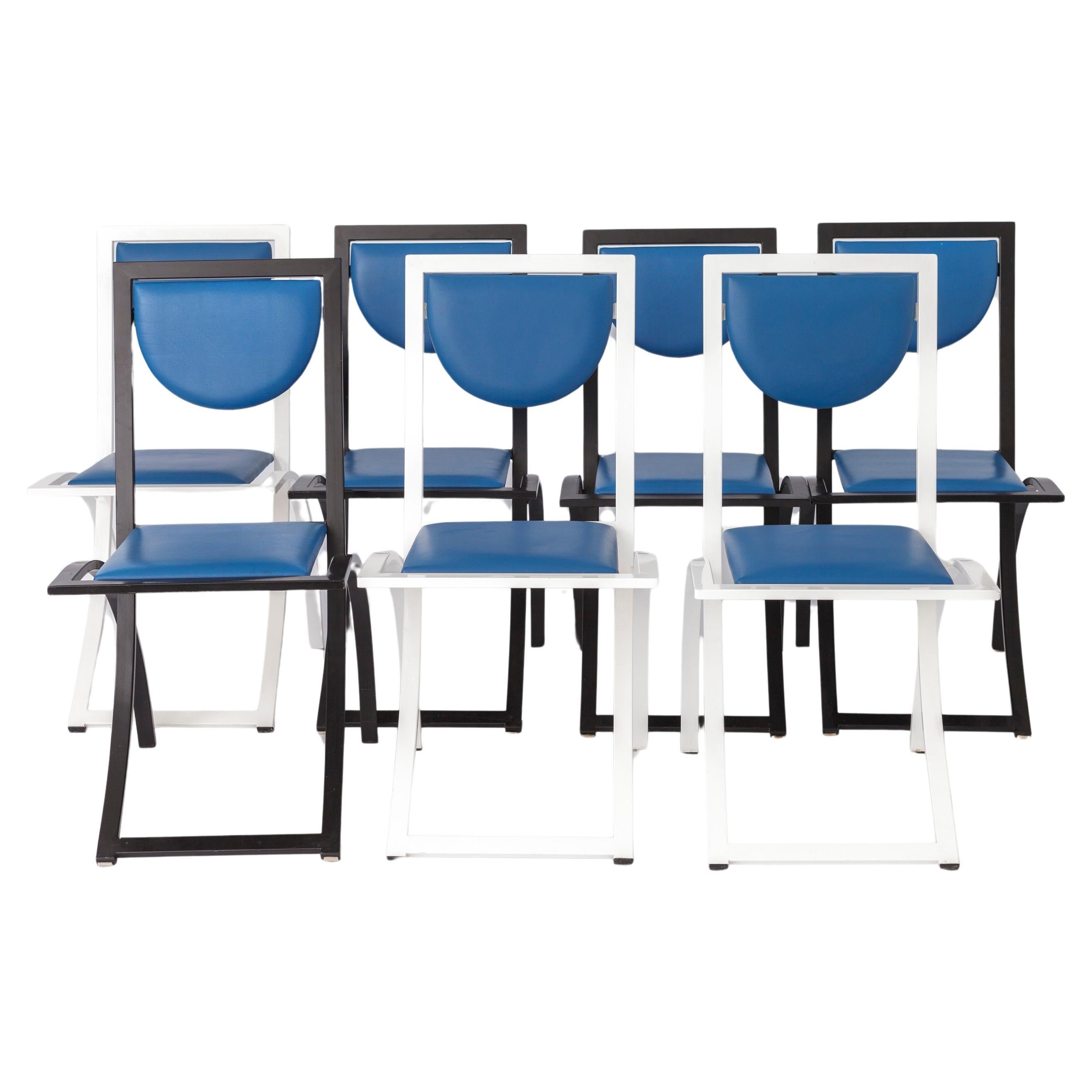 7 Dining Chairs by Karl Friedrich Förster for KFF Germany, 1980s, Set of 7