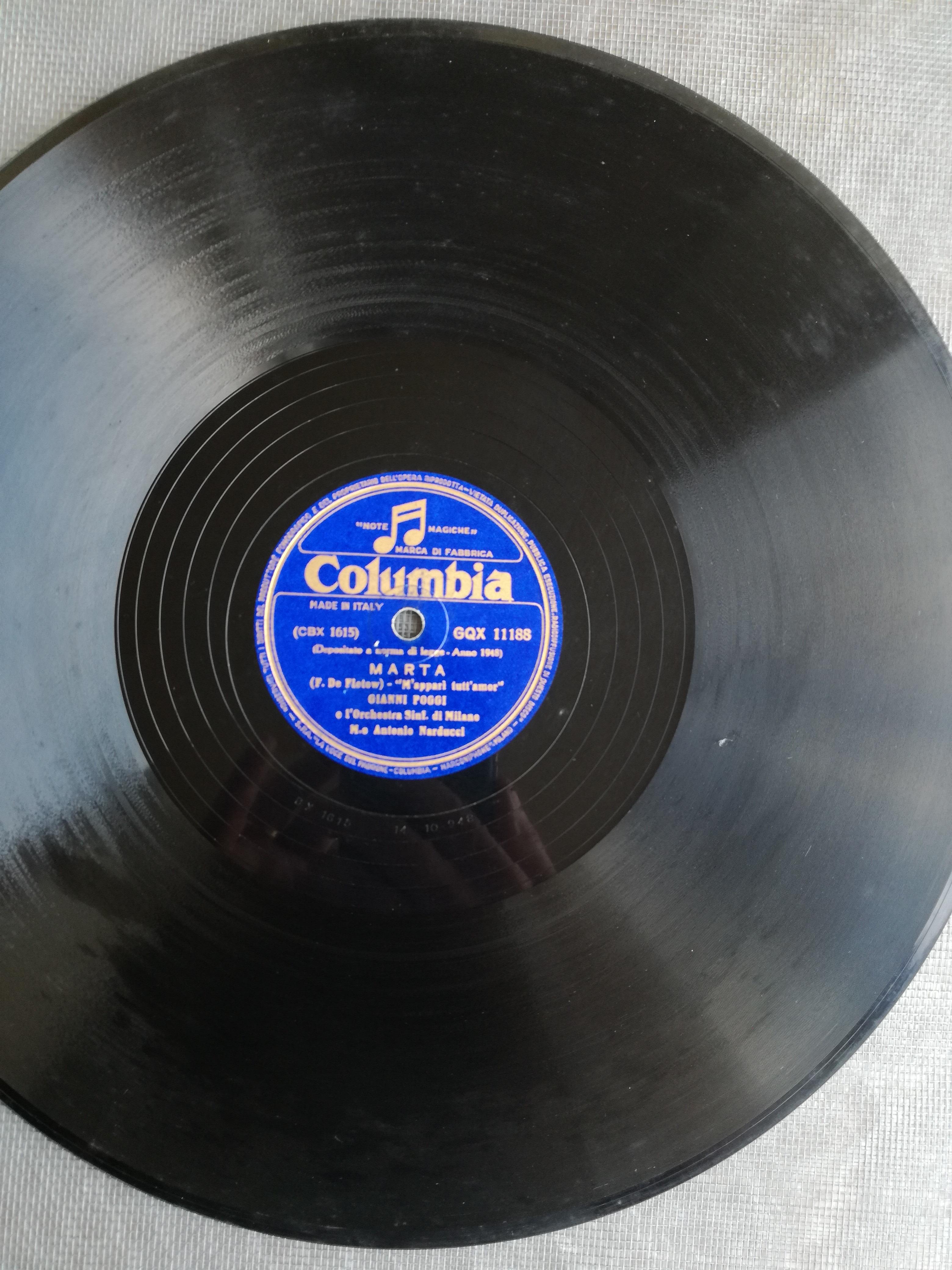 7 dischi da grammofono 78 giri. anni 40/60 For Sale 11