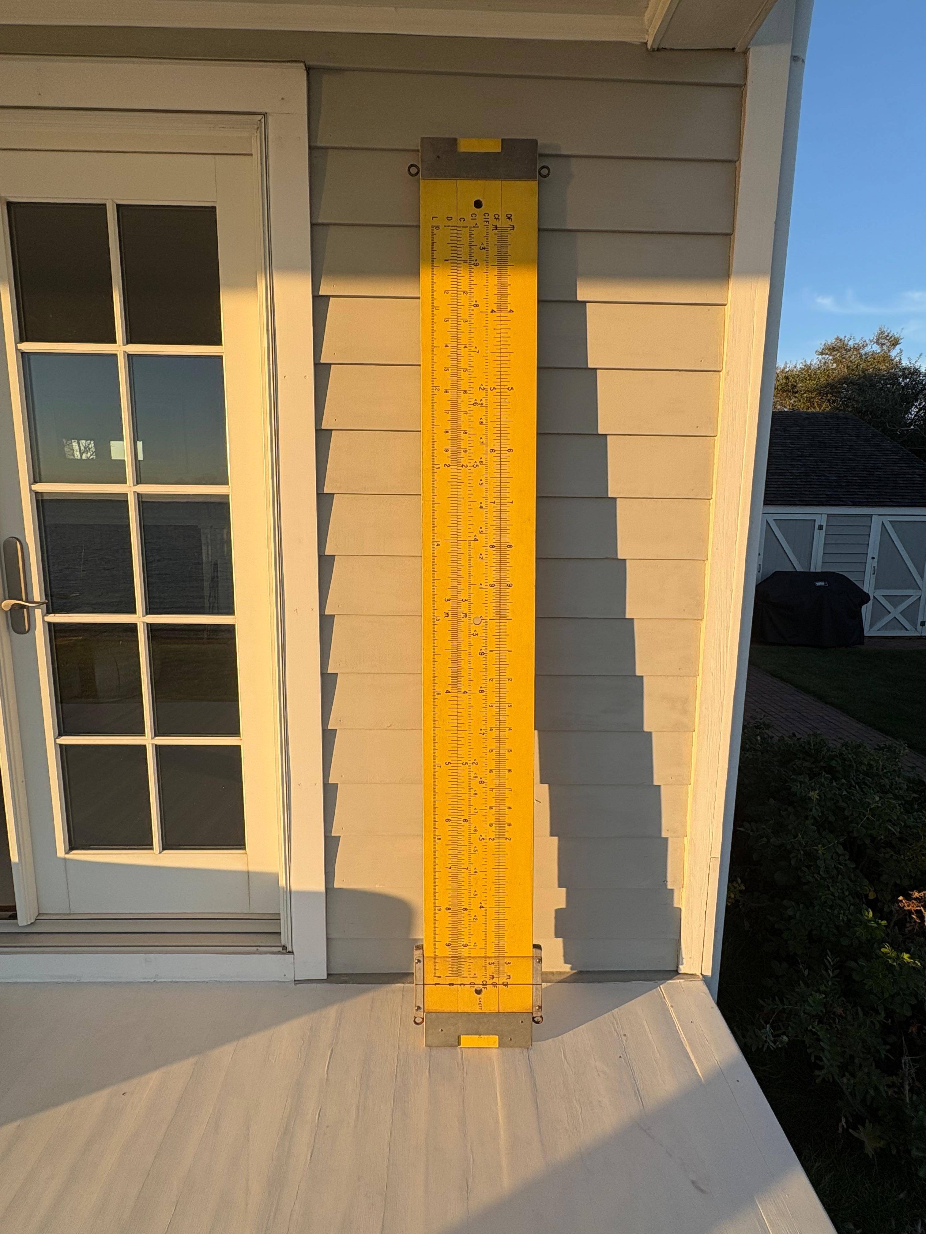 7 Foot Industrial Giant Slide Ruler by Pickett in the 1960s For Sale 4