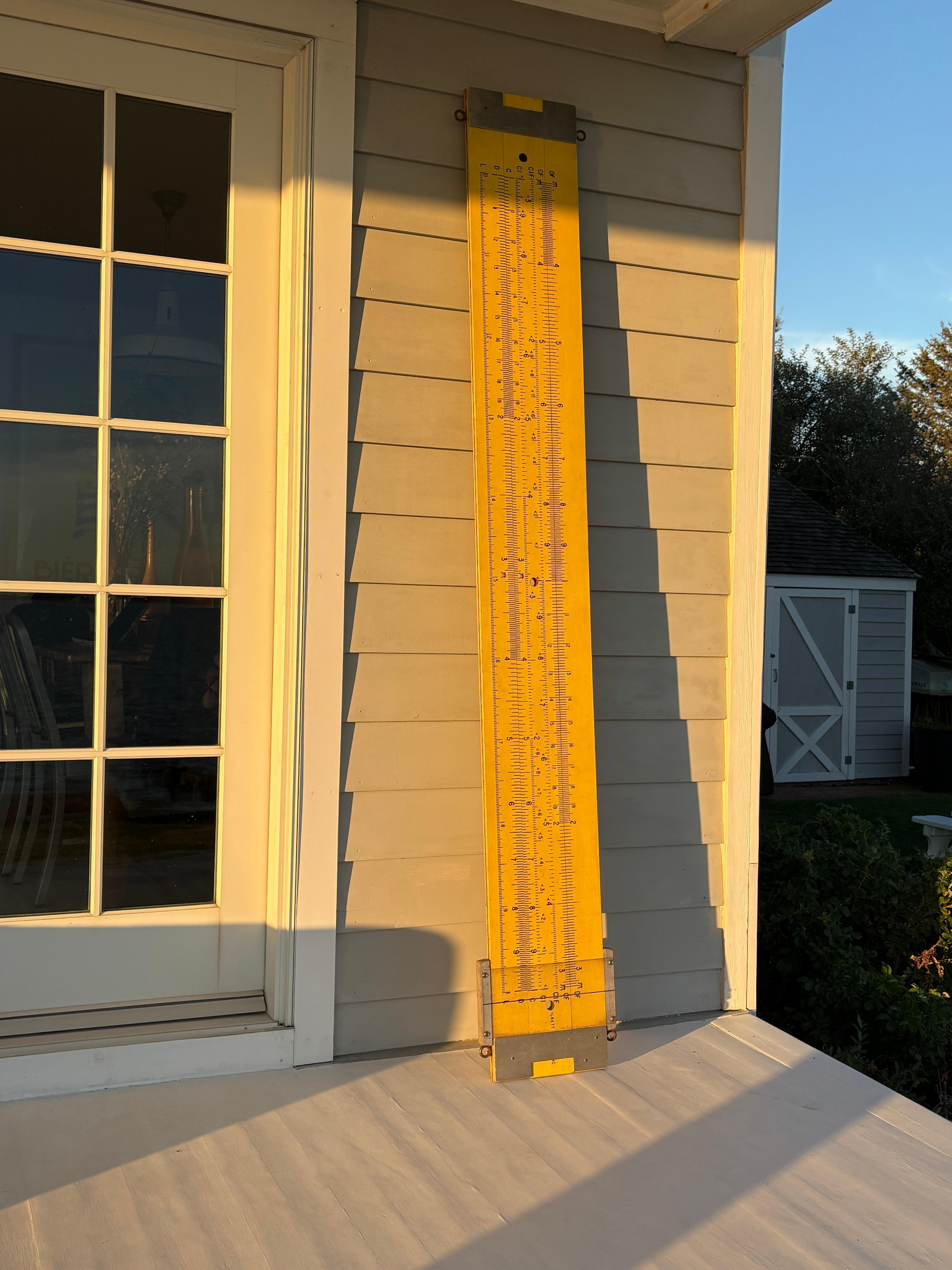 7 Foot Industrial Giant Slide Ruler by Pickett in the 1960s For Sale 6