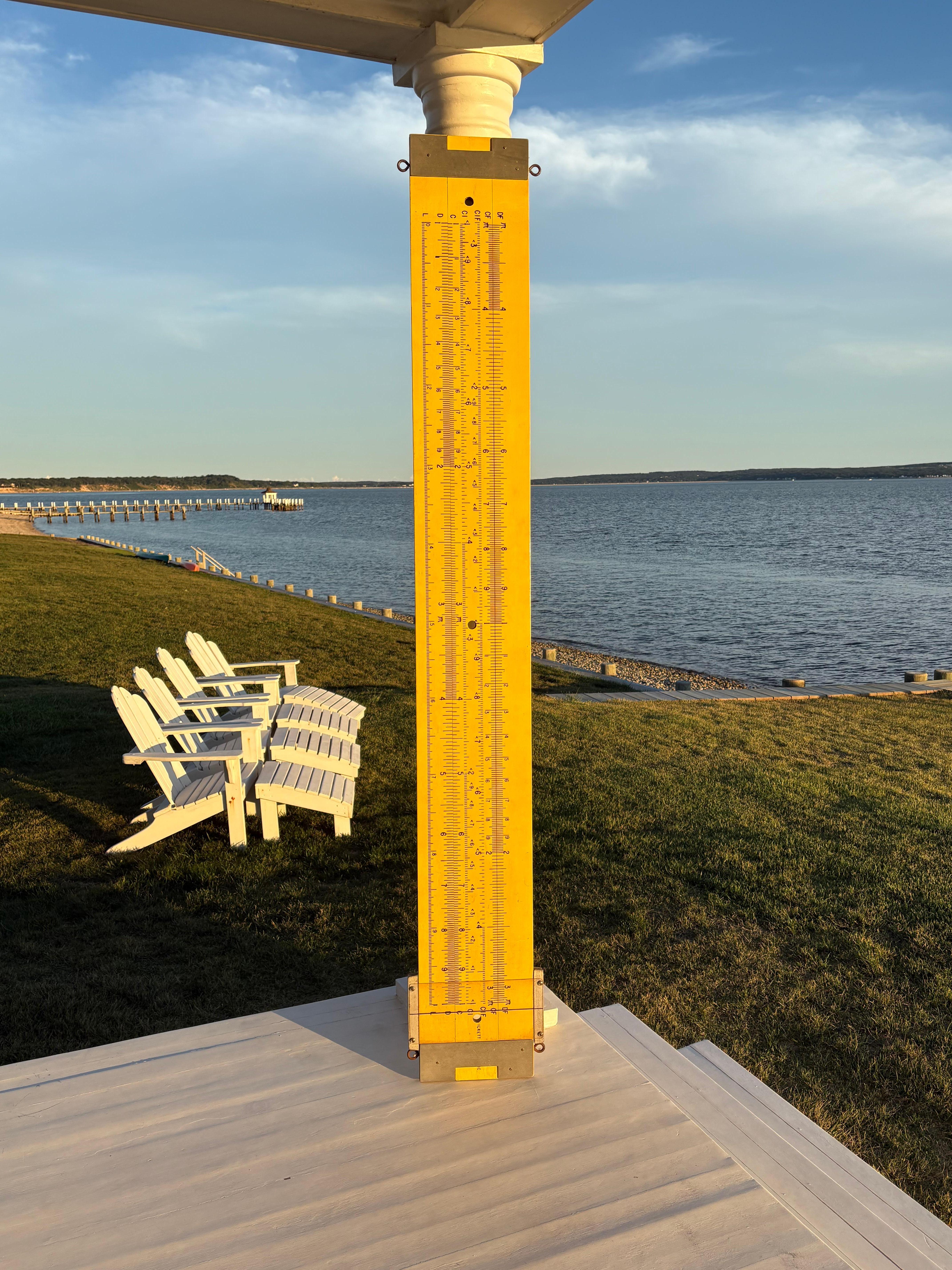 7 Foot Industrial Giant Slide Ruler by Pickett in the 1960s For Sale 10