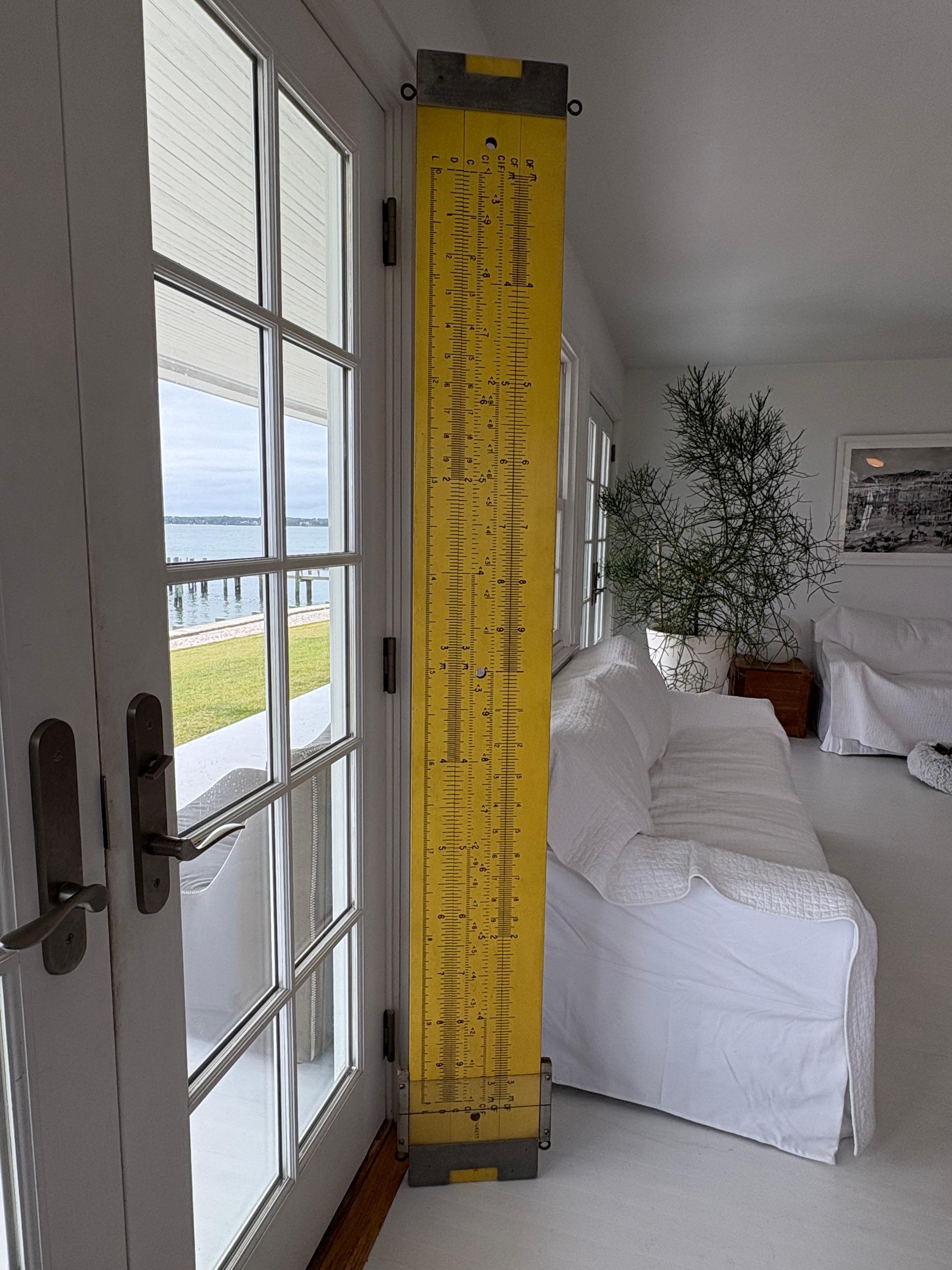7 Foot Industrial Giant Slide Ruler by Pickett in the 1960s For Sale 13