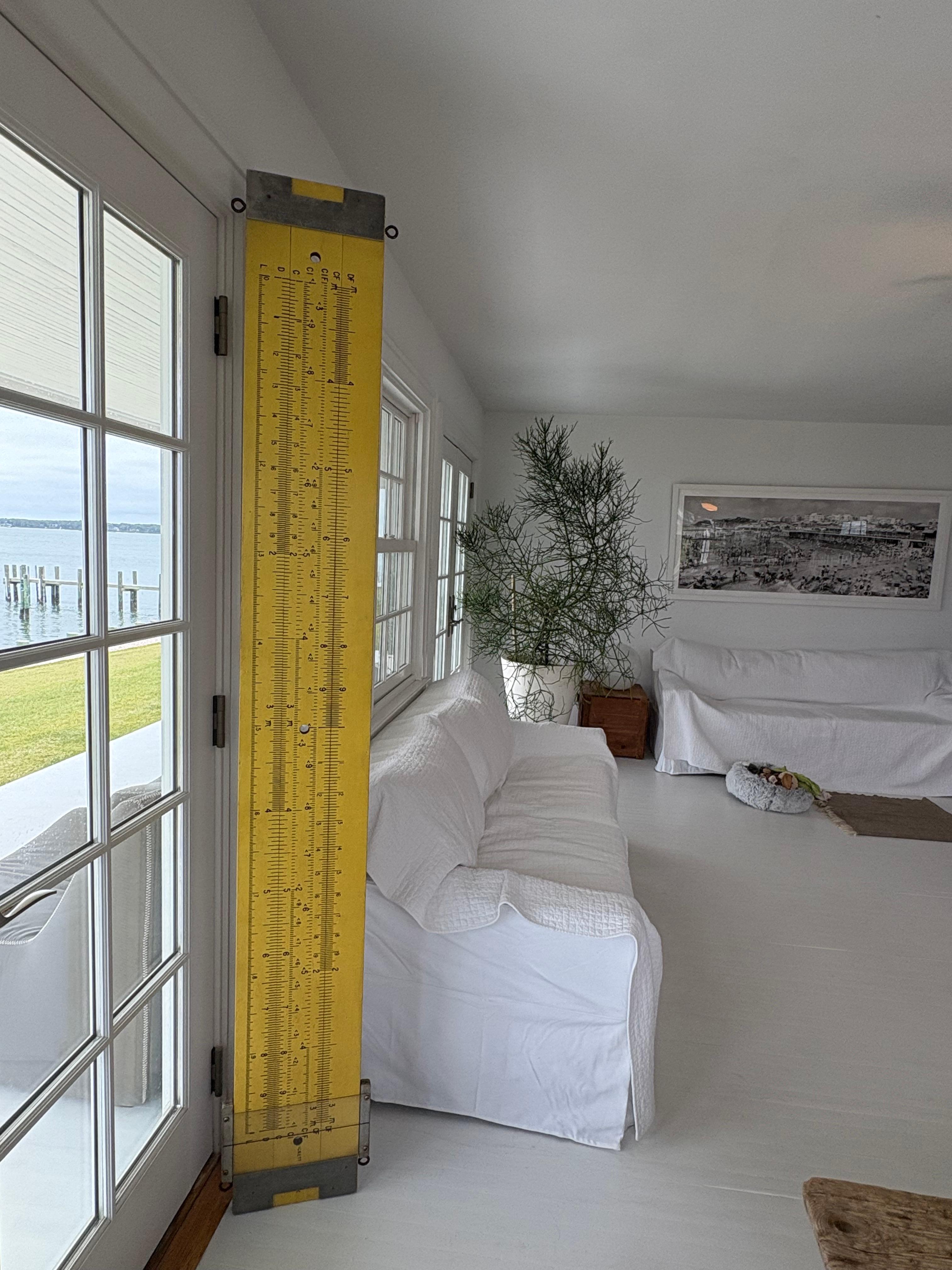 Schoolhouse 7 Foot Industrial Giant Slide Ruler by Pickett in the 1960s For Sale