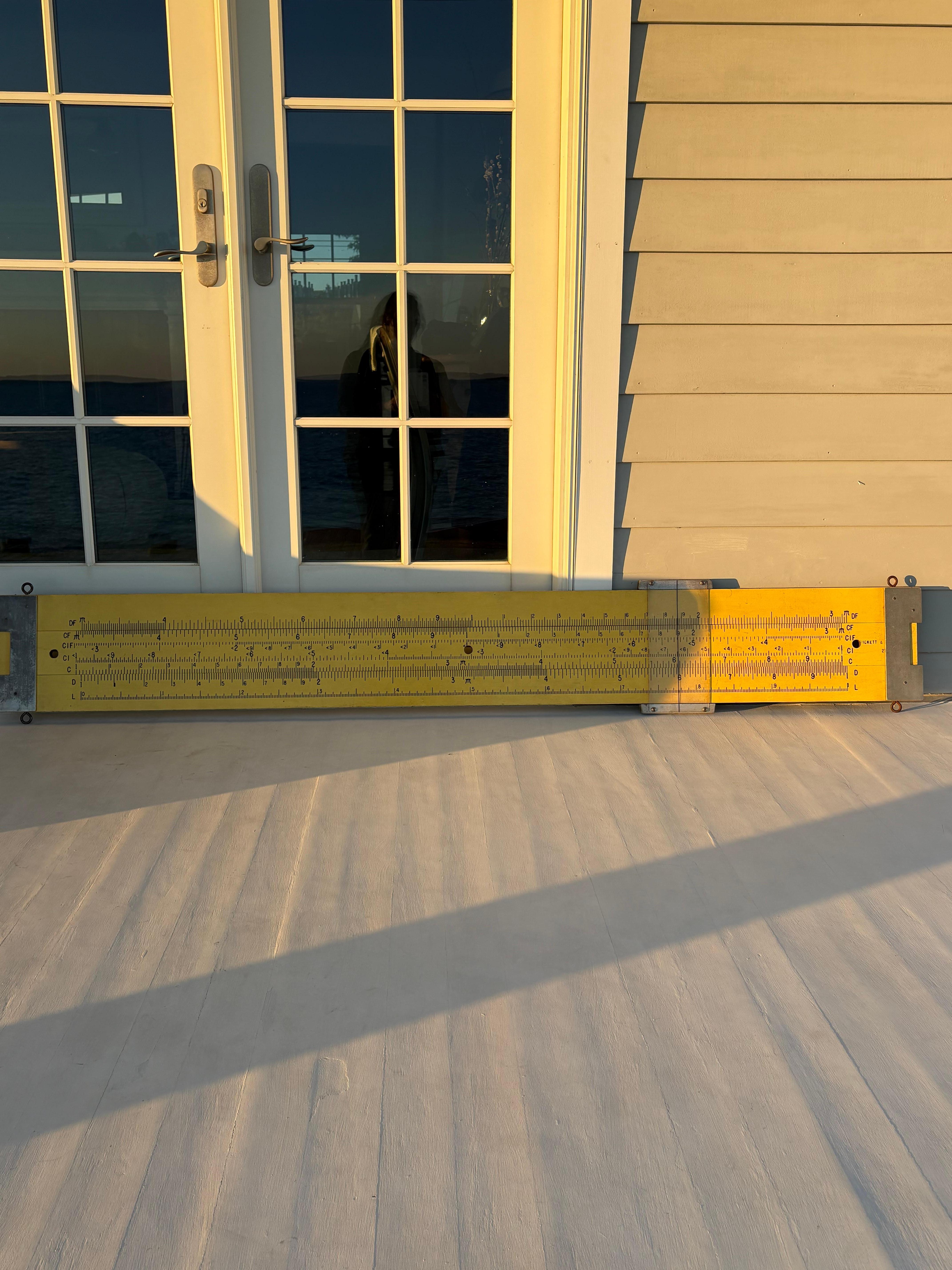 7 Foot Industrial Giant Slide Ruler by Pickett in the 1960s For Sale 2