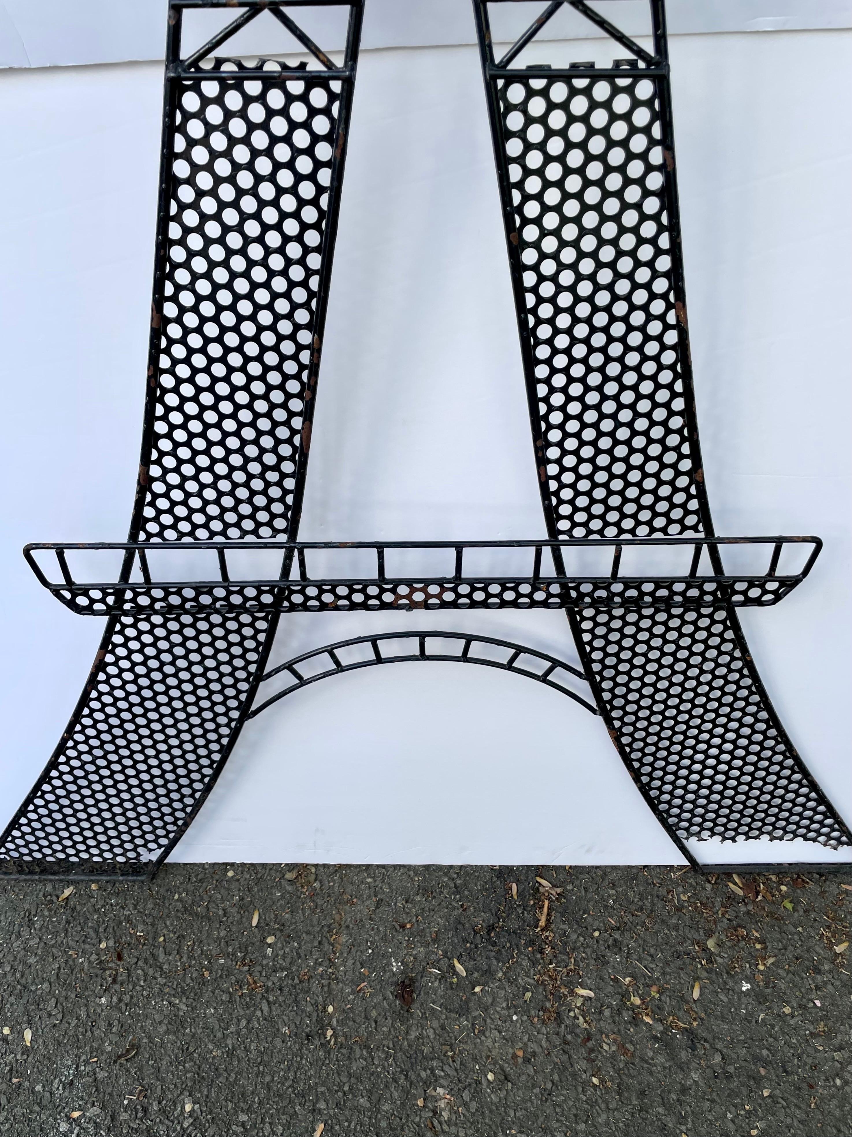 Steel Iron Eiffel Tower Garden Trellis For Sale