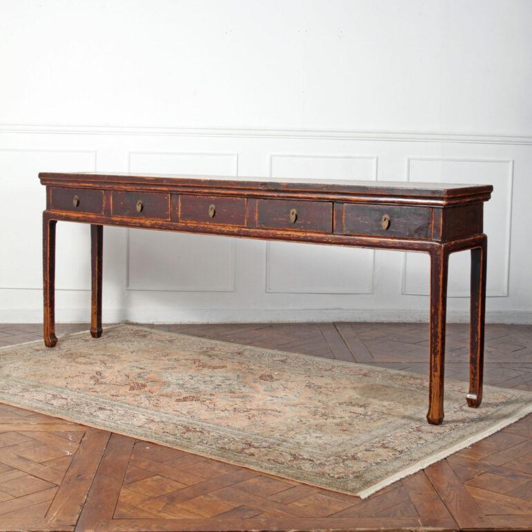 7 foot console table