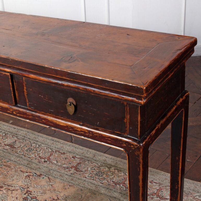 20th Century 7 Foot Long Asian Console Table