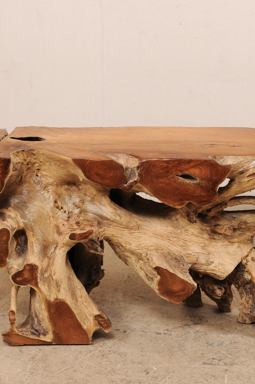 tree root console table