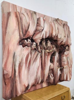 Monumental Pueblo Cliff Dwelling 3 Dimensional Wall Art Sculpture