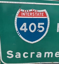 Vintage Los Angeles 405 Freeway Sign