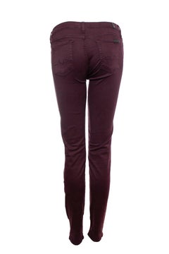 7 for all mankind, purple jeans with stretch