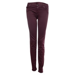 7 for all mankind, purple jeans with stretch