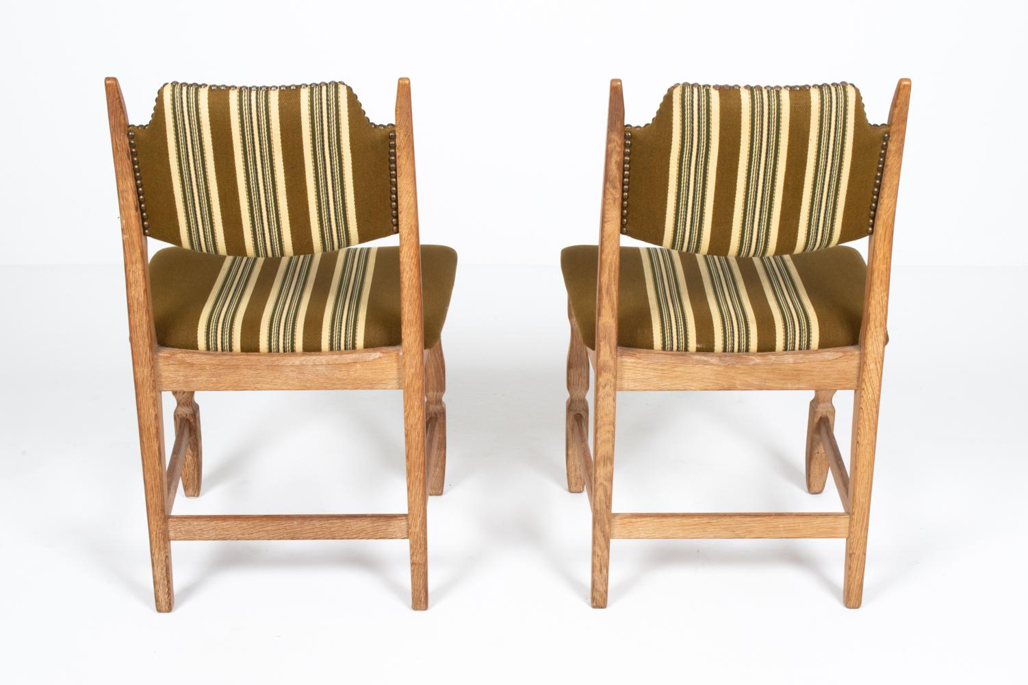 (7) Henning Kjaernulf Danish Mid-Century Dining Chairs For Sale 6