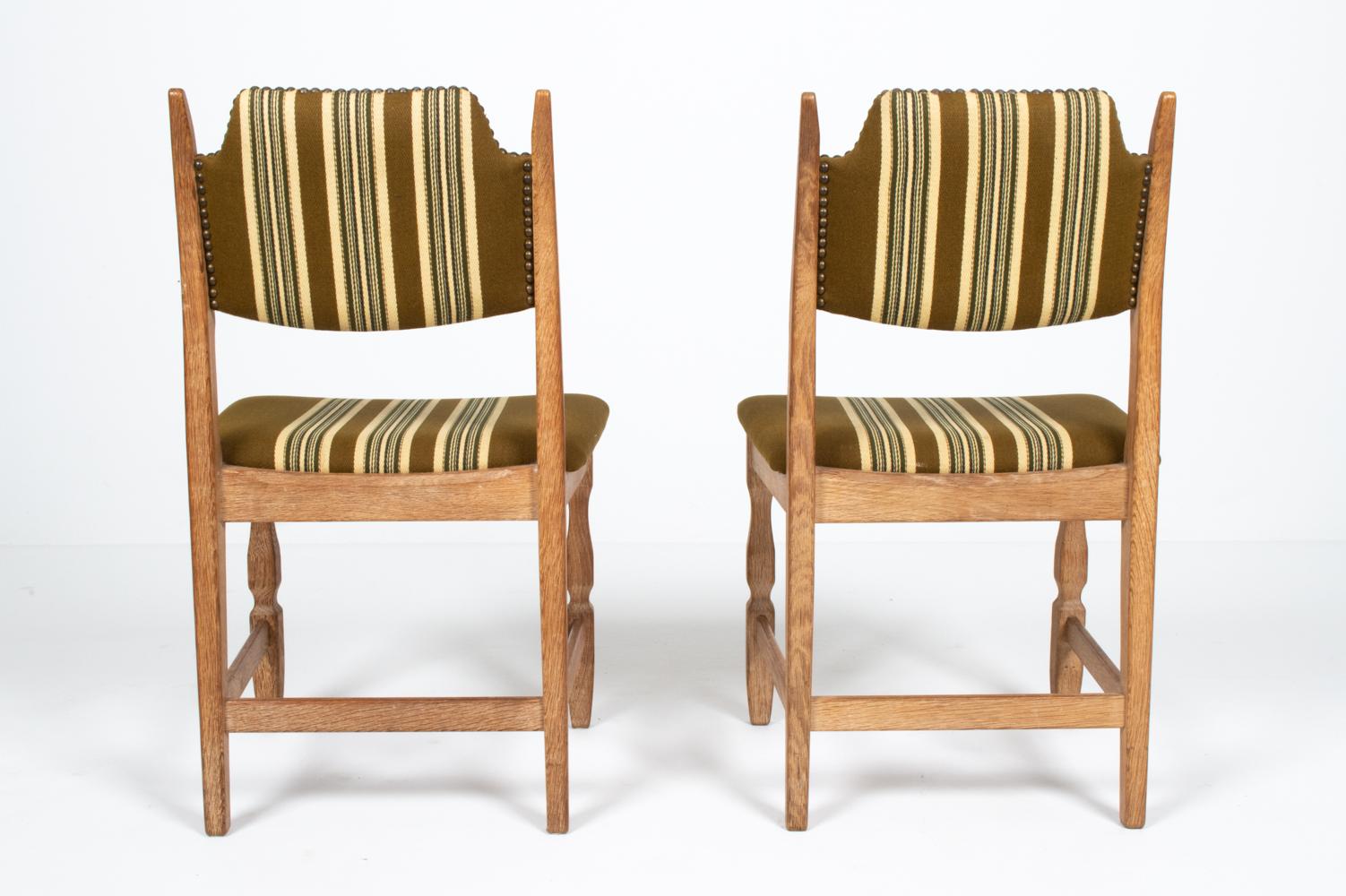 (7) Henning Kjaernulf Danish Mid-Century Dining Chairs For Sale 7