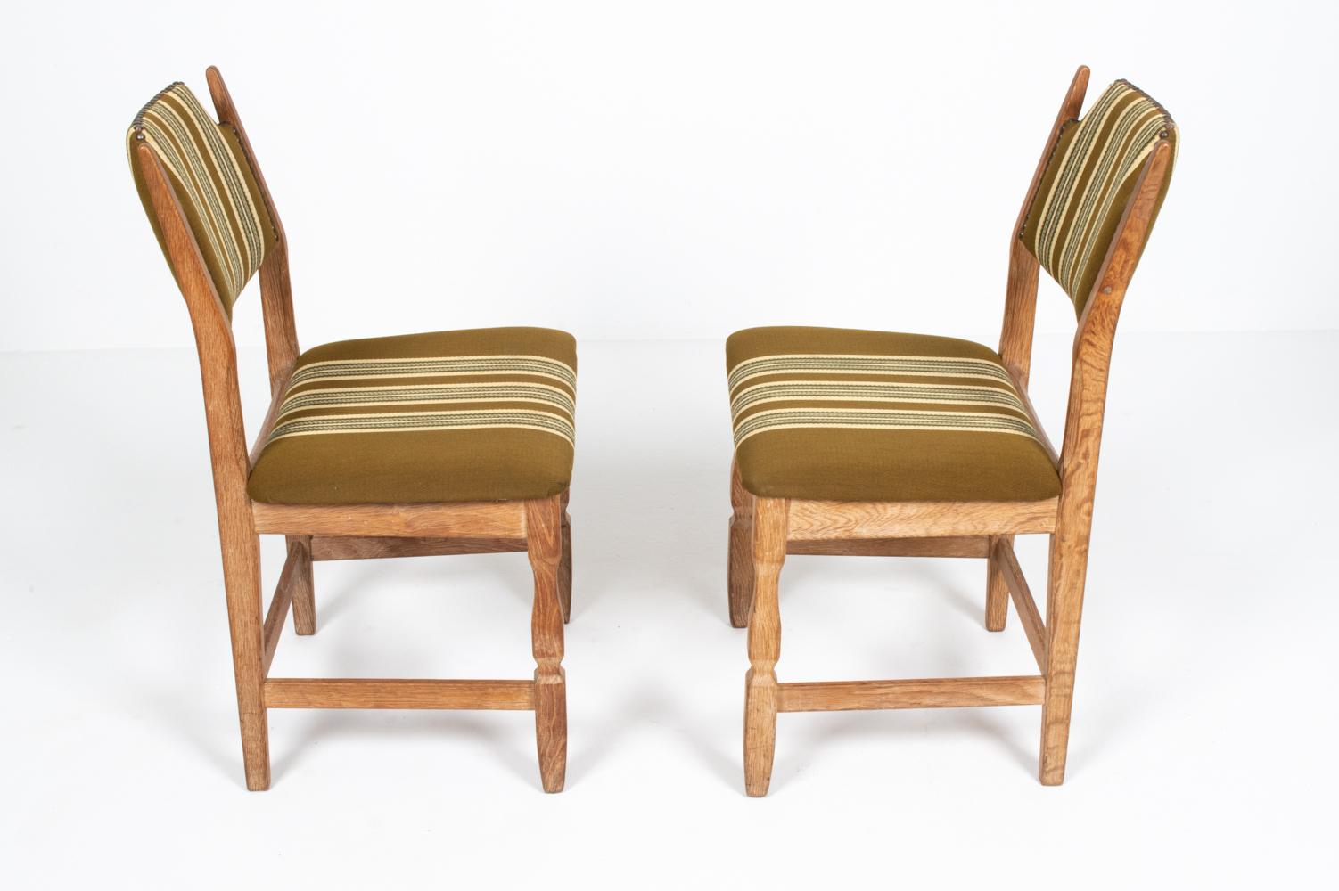 (7) Henning Kjaernulf Danish Mid-Century Dining Chairs For Sale 8