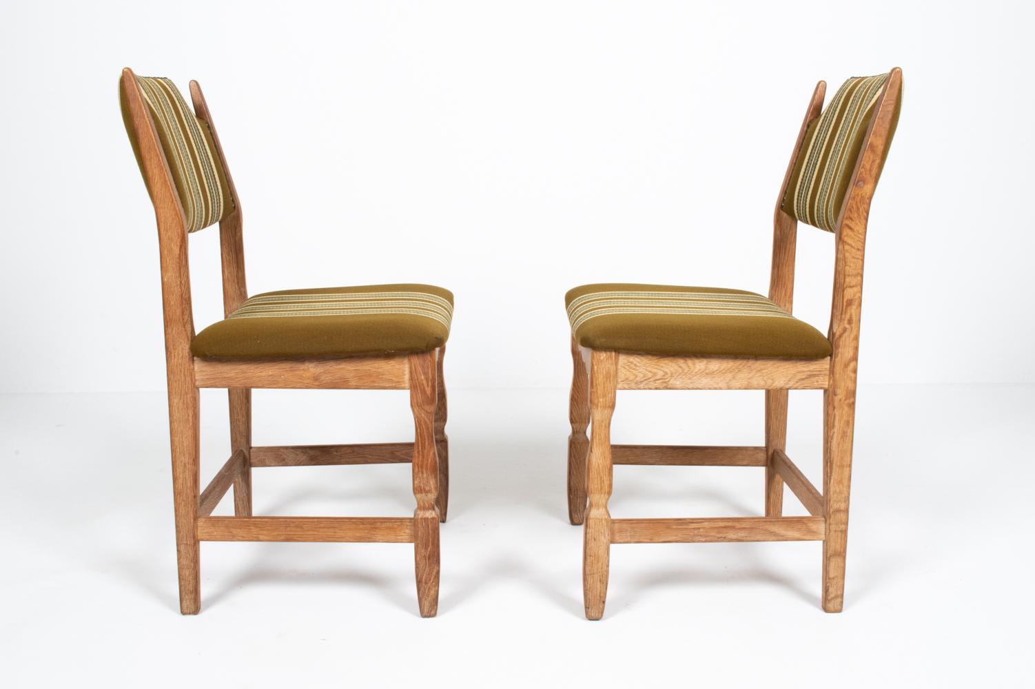(7) Henning Kjaernulf Danish Mid-Century Dining Chairs For Sale 9