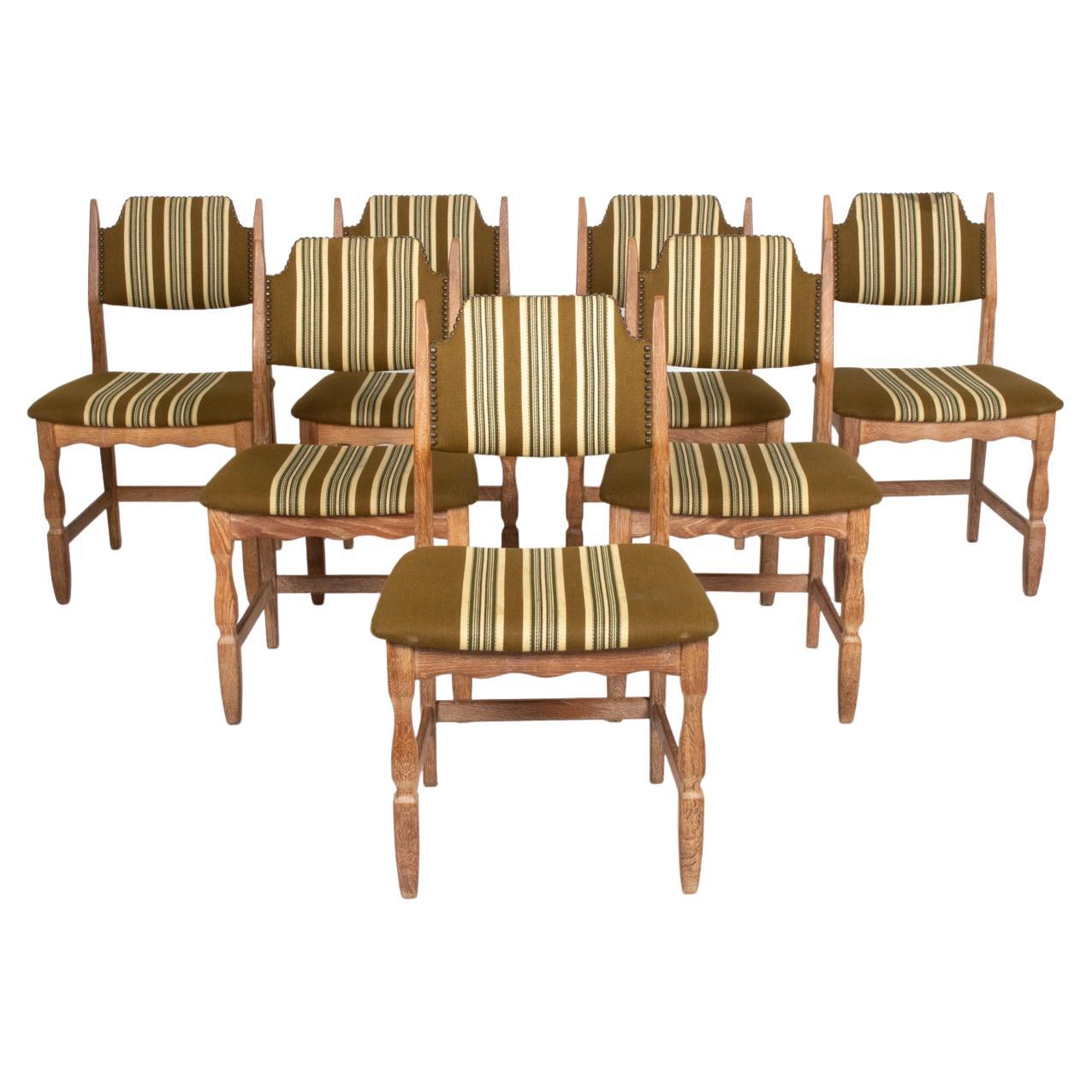 (7) Henning Kjaernulf Danish Mid-Century Dining Chairs For Sale