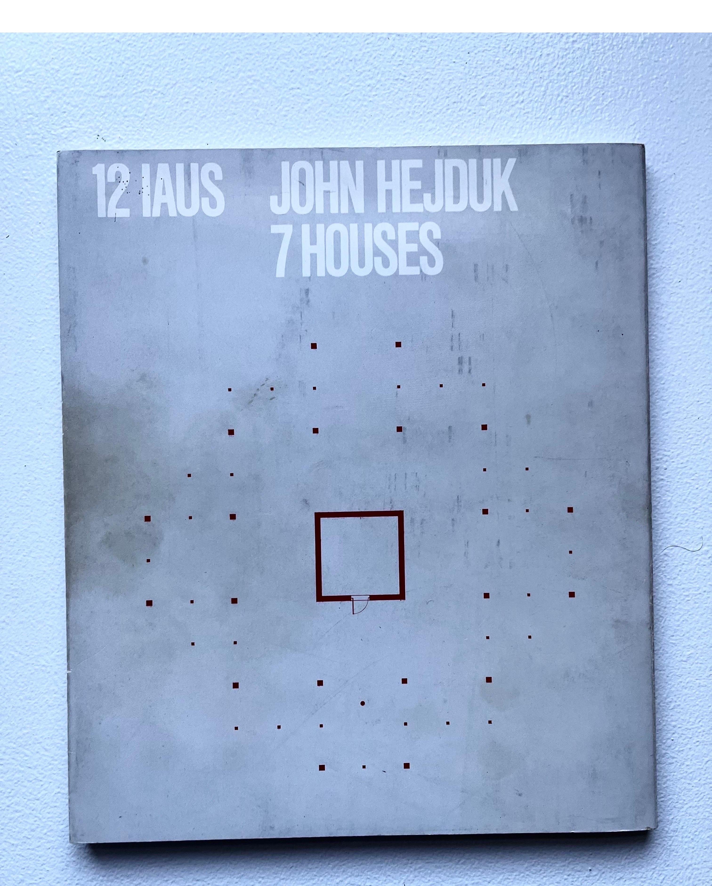 7 Maisons - John Hejduk - première édition - 1980
