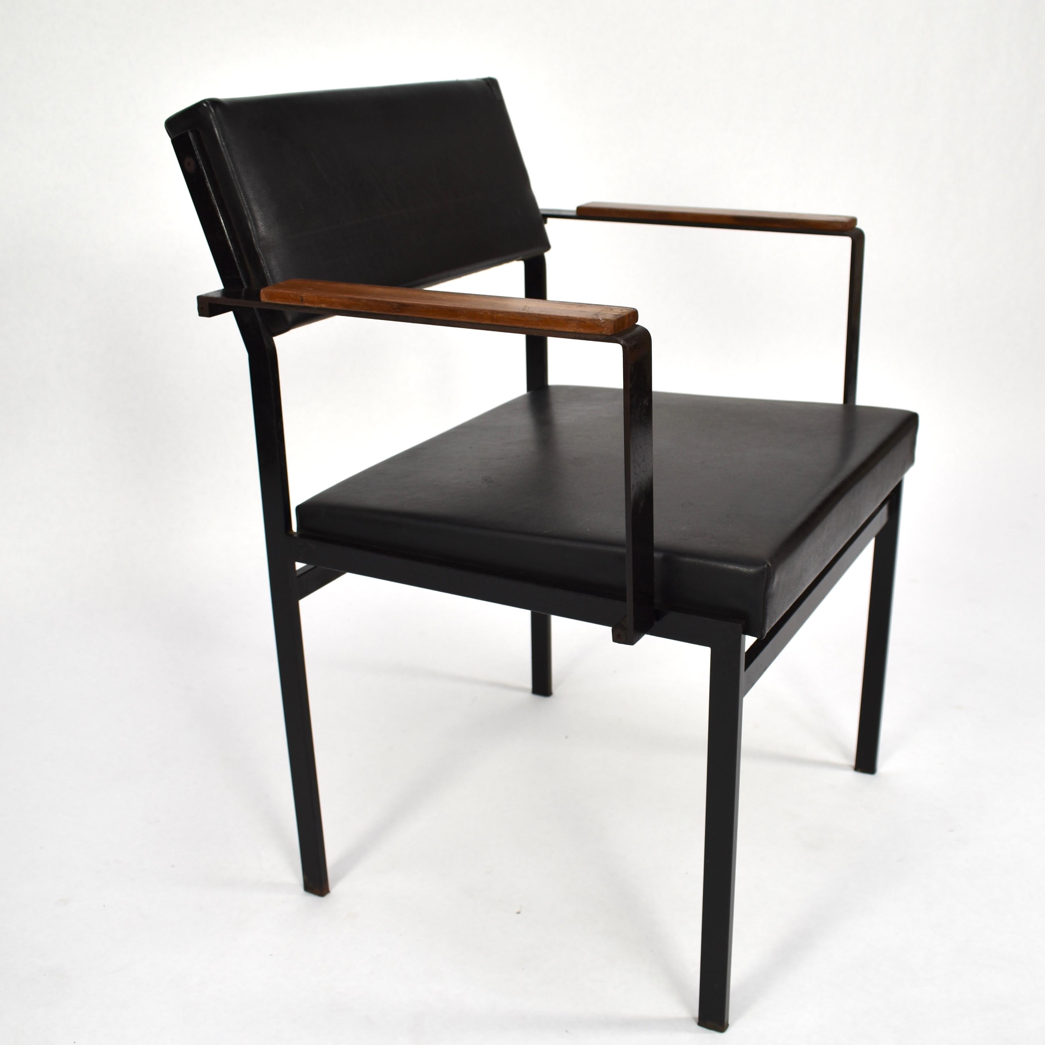 7 Japanese Series FM17 Dining Chairs by Cees Braakman for Pastoe, circa 1950 3
