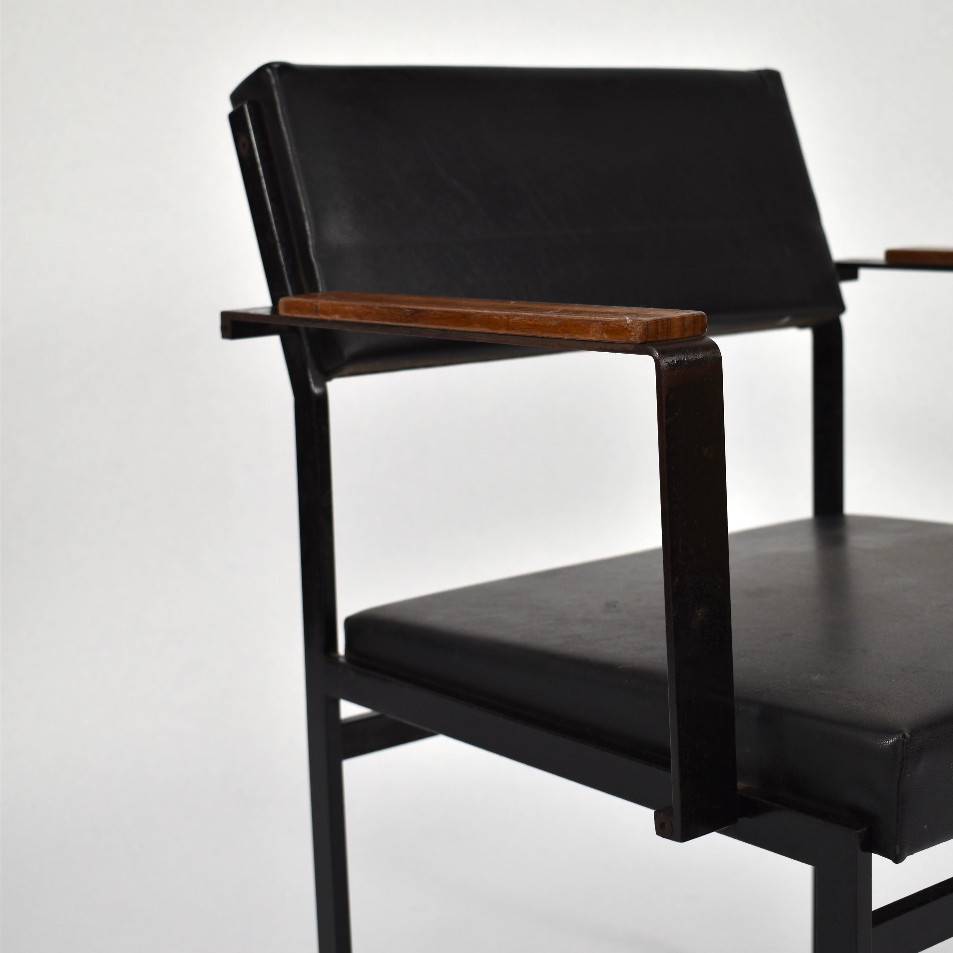 7 Japanese Series FM17 Dining Chairs by Cees Braakman for Pastoe, circa 1950 4