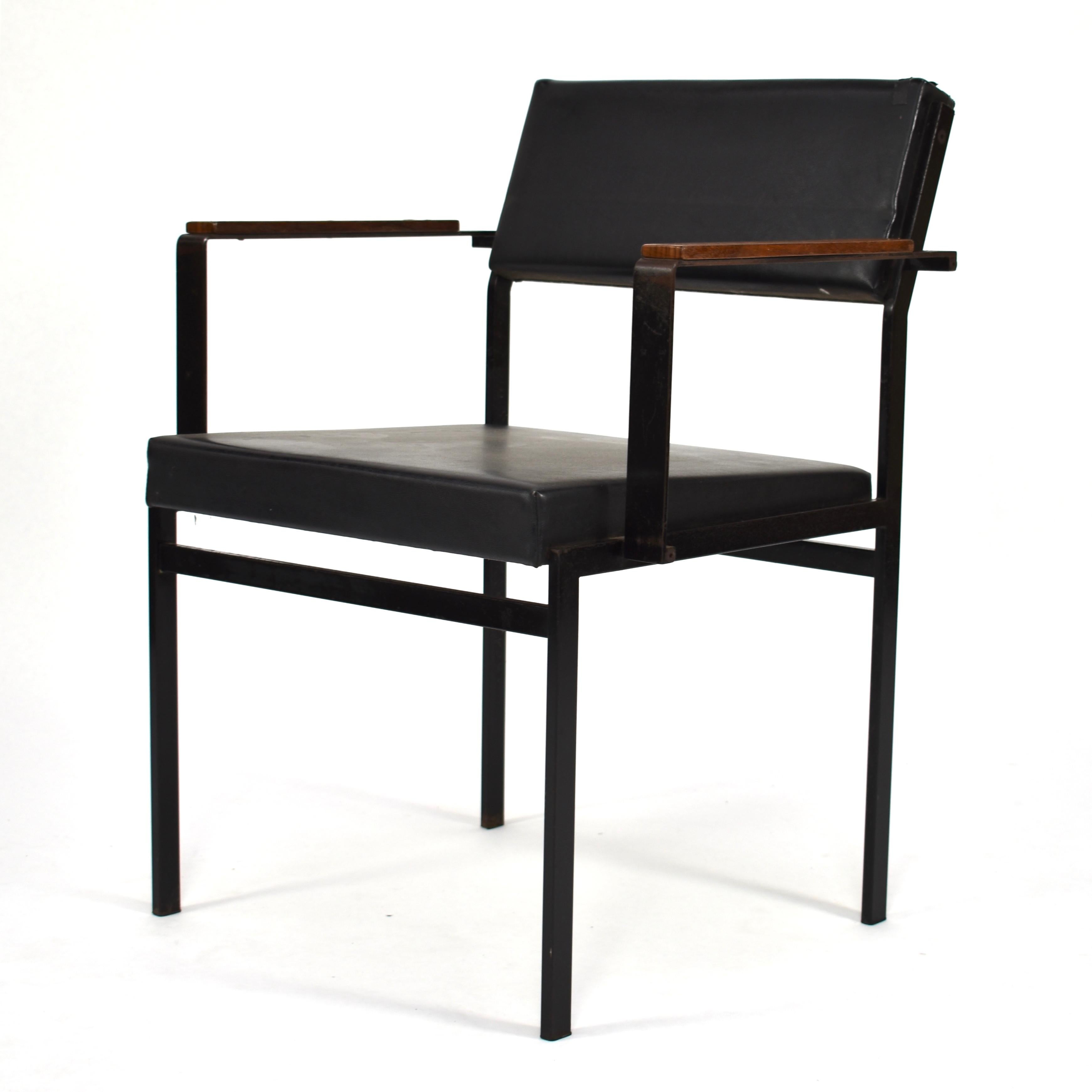 Mid-20th Century 7 Japanese Series FM17 Dining Chairs by Cees Braakman for Pastoe, circa 1950