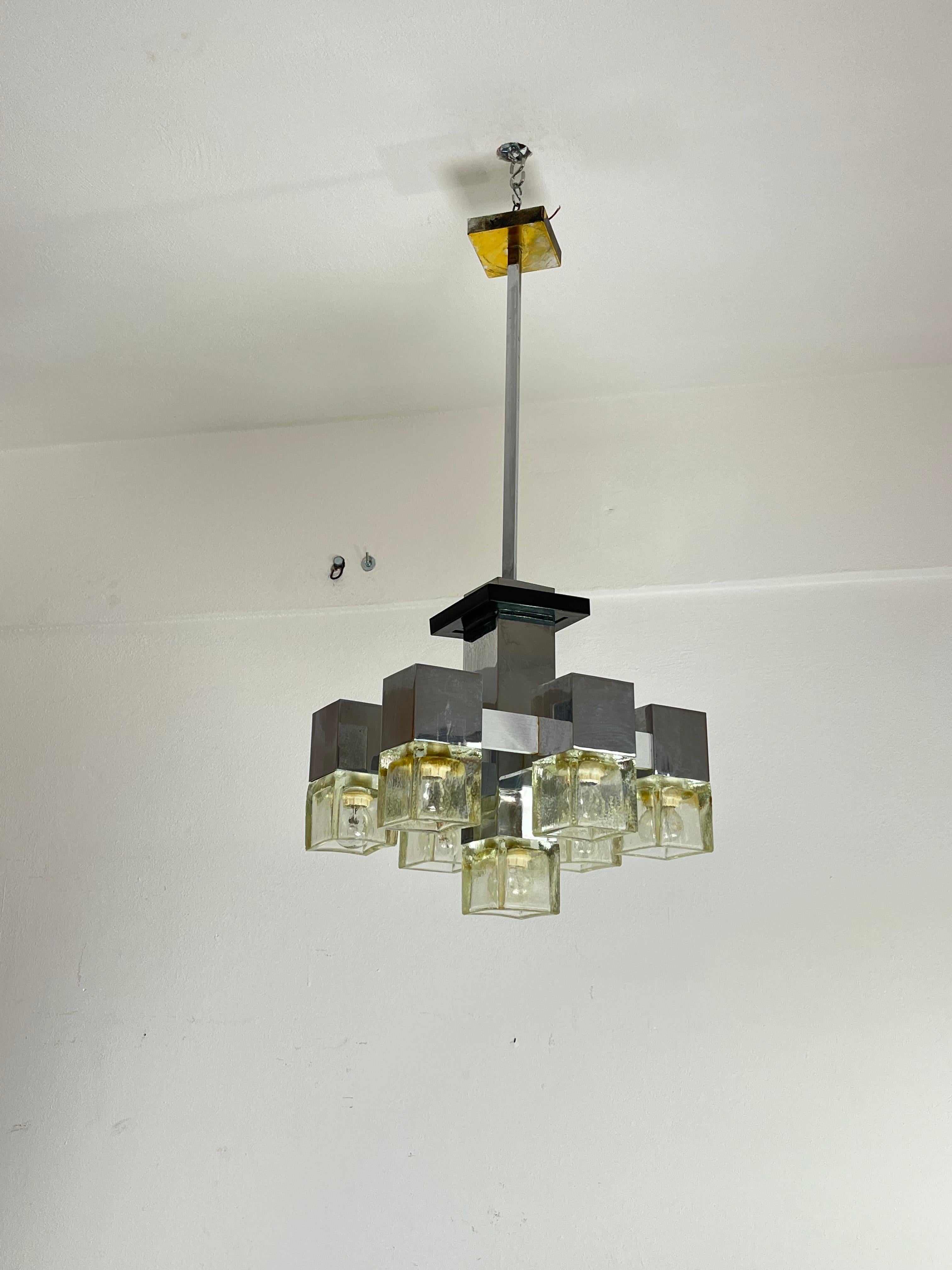 Italiano Lampadario a 7 luci modello 