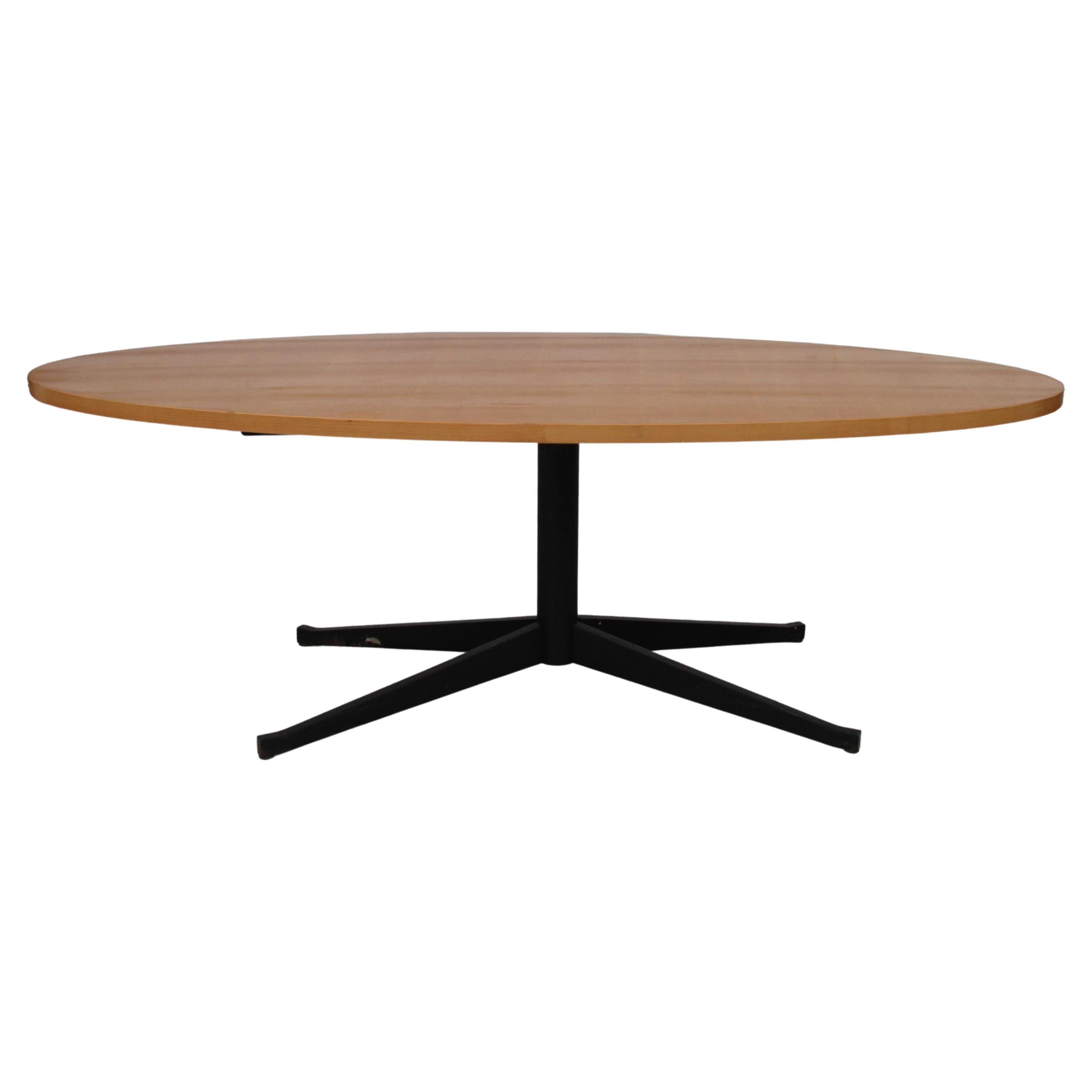 7' Maple Steelcase Dining Conference Table For Sale