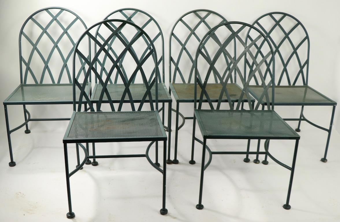 Steel 7 Piece Glass Top Patio Dining Set after Shaver Howard