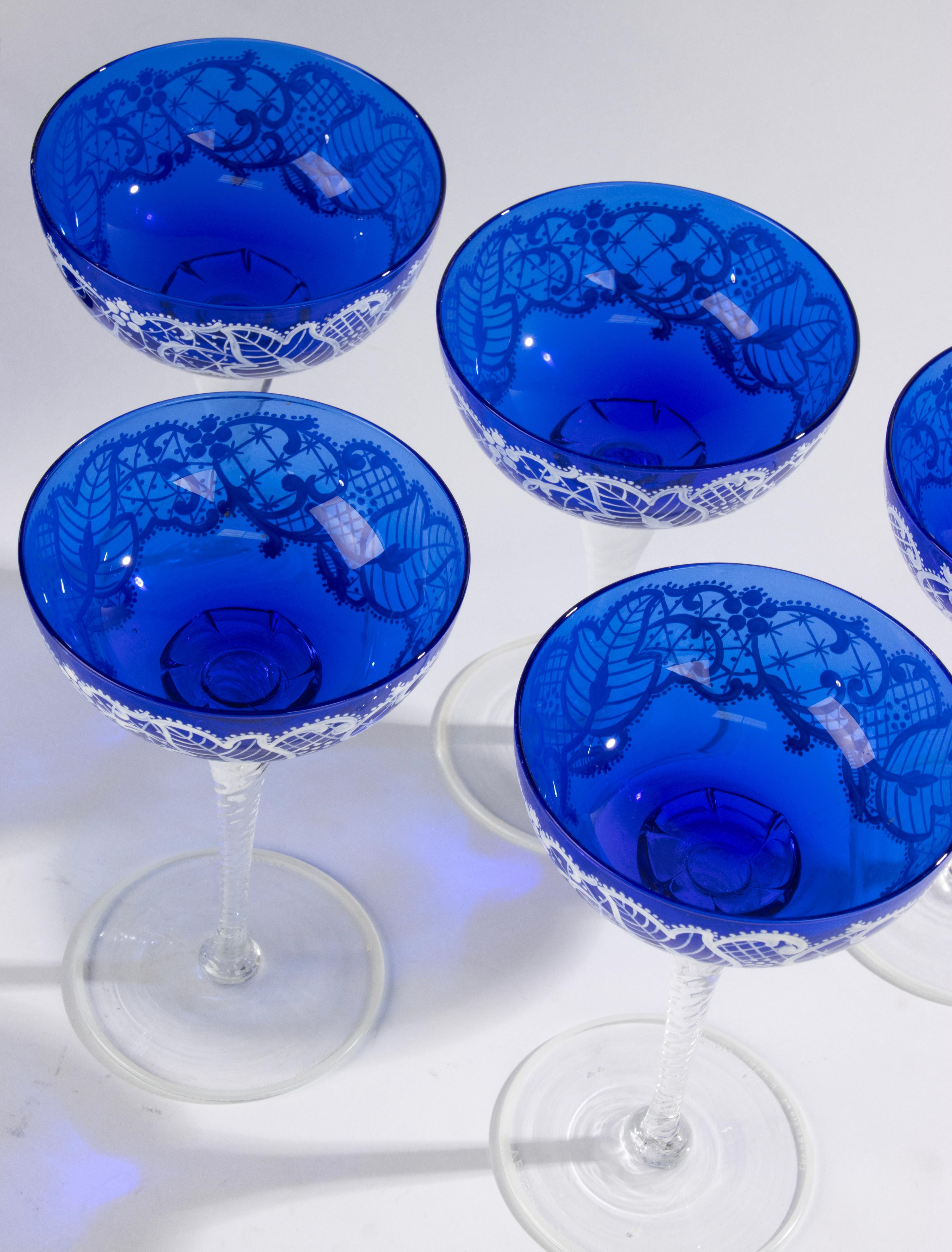 Set di champagne da 7 pezzi - Vetro di Murano - Vetreria Venier in vendita 2