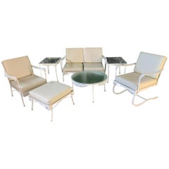 7-Piece Midcentury Patio Set in the Style of Russell Woodard