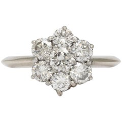 Diamond Flower Ring  