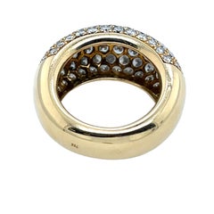 7 Row Diamond Ring Set With 2.0ct Natural Diamonds in 18ct Yellow Gold