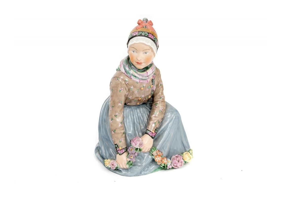 7 Royal Copenhagen Figurines by Carl Martin-Hansen Amager Children For Sale 12