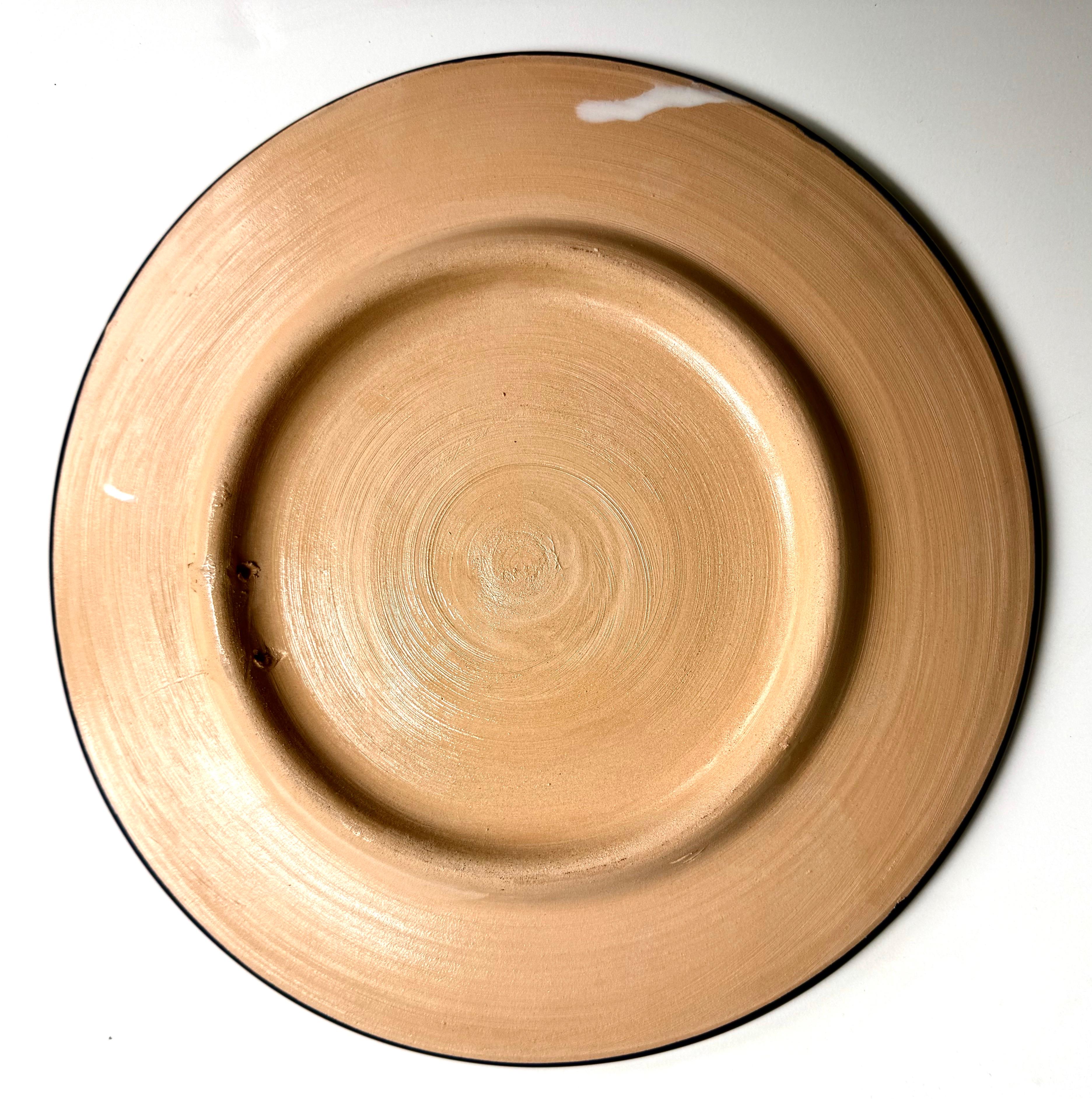 (7) Servierstücke Ensemble C.1950's: Tunesische Platten + Marokkanische Servierschüssel im Angebot 4