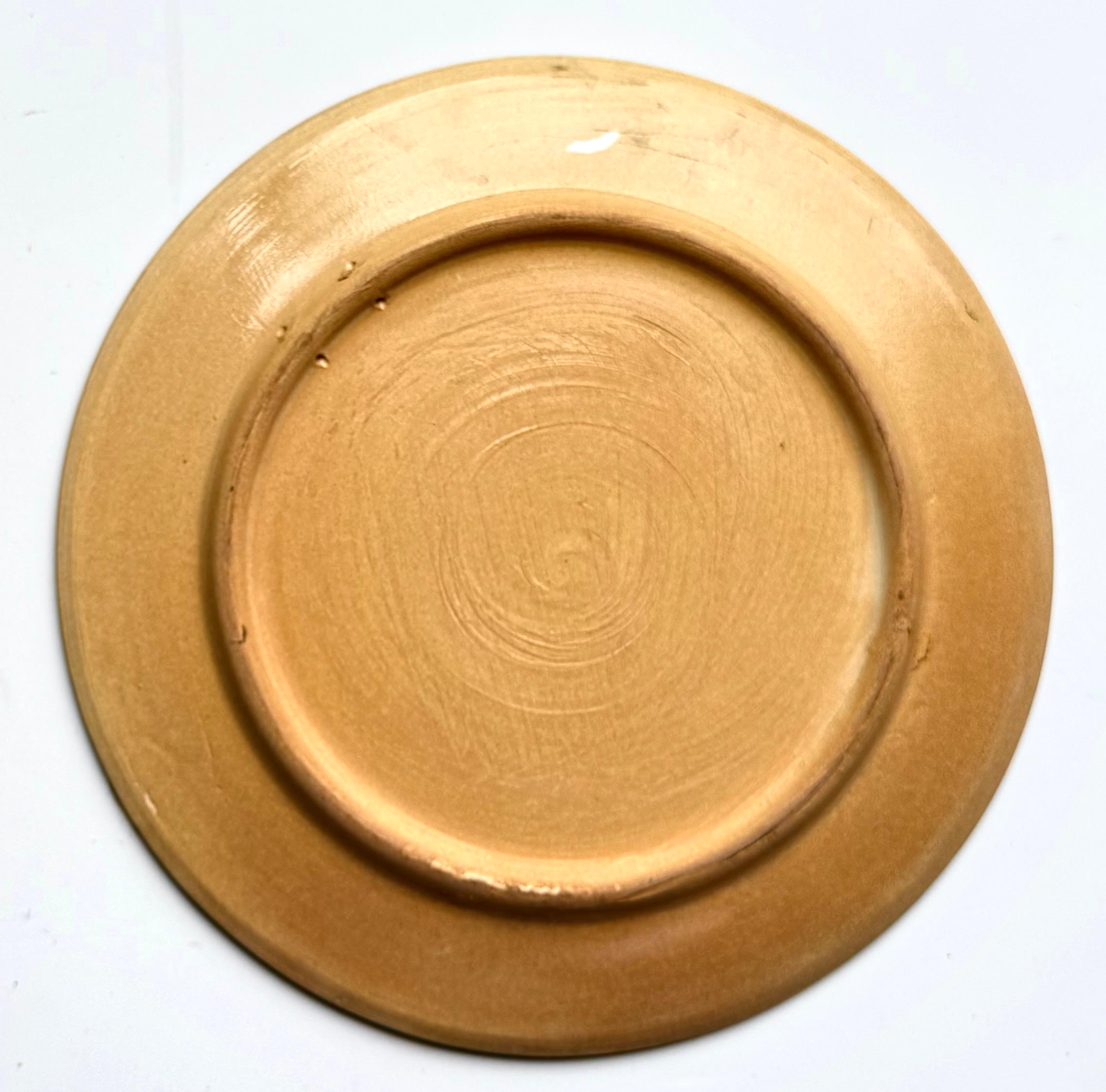 (7) Servierstücke Ensemble C.1950's: Tunesische Platten + Marokkanische Servierschüssel im Angebot 6