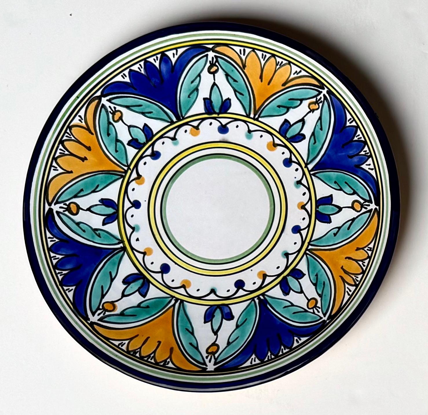 (7) Servierstücke Ensemble C.1950's: Tunesische Platten + Marokkanische Servierschüssel im Angebot 9