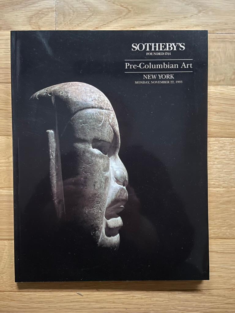  A group of seven Sotheby's New York Pre-Columbian sales catalogs with lavish color photos. An invaluable reference for the collector, scholar or anyone interested in Pre-Columbian art. These catalogs contain many high quality pieces that land in
