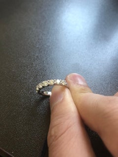 7-Stone Diamond Ring 14 Karat