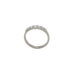 7 Stone Diamond Ring Set With 0.50ct H/SI purity in 18ct White Gold