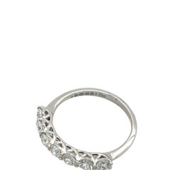 7 Stone Diamond Ring Set With 0.70ct Diamonds in 18ct White Gold