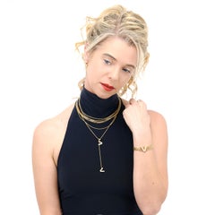 7-Strand Gold Necklace by Versace