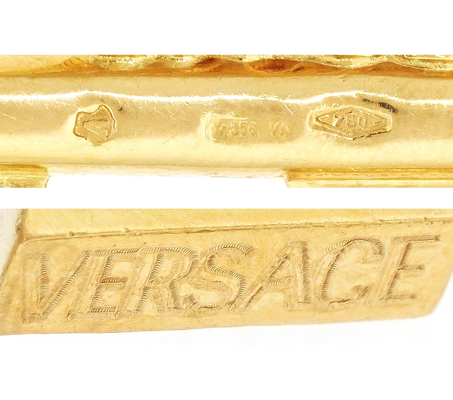 Donna Collana a 7 fili in oro di Versace in vendita