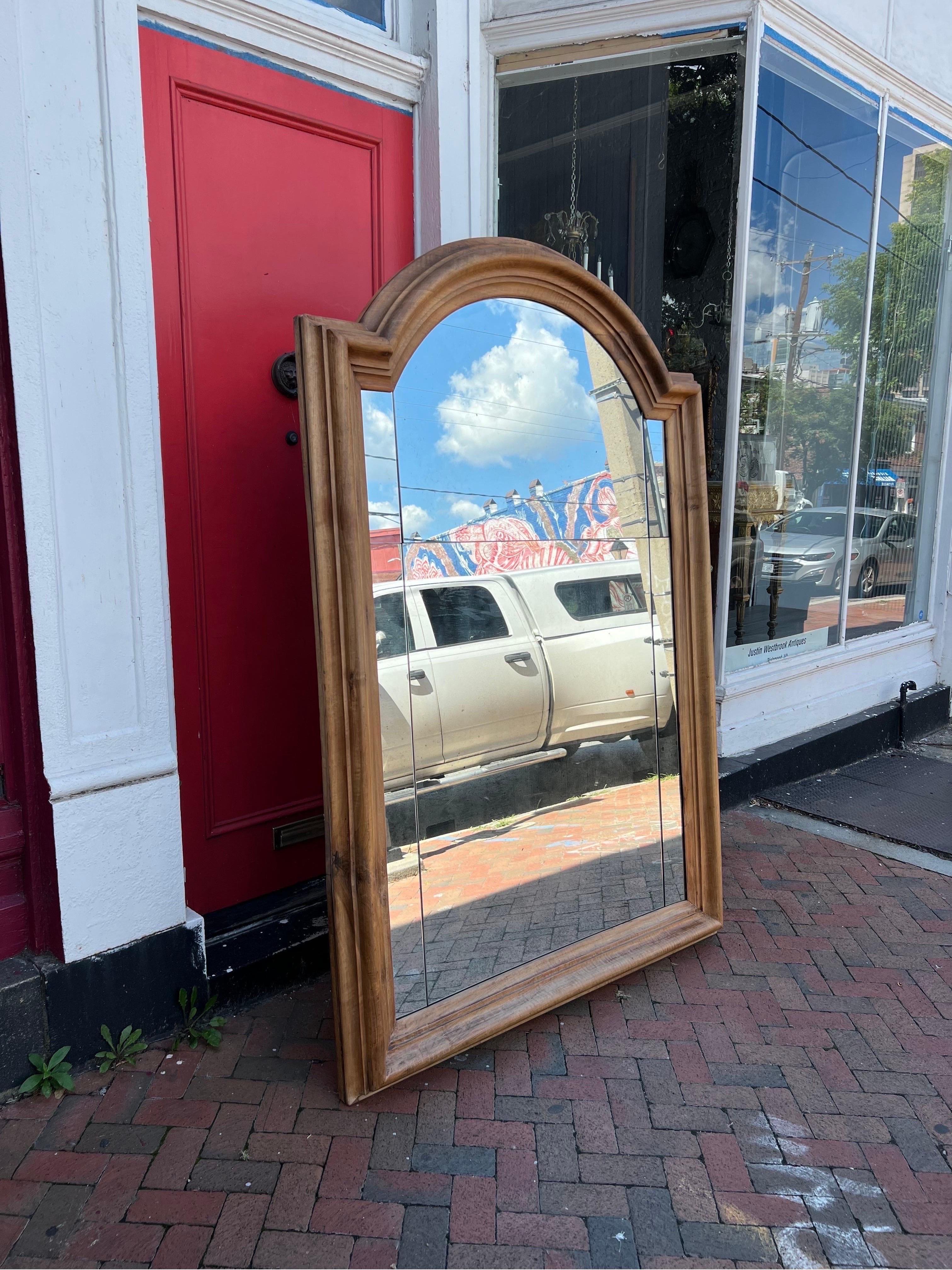 7’4” Tall 19th Century Continental Pine Mirror For Sale 2