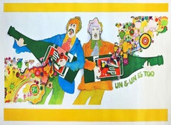 7-Up - Un & Un is Too Original Poster by Kim Whitesides, 1969