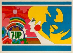 7-Up - Uncanny in Cans Original Vintage Poster by John Alcorn, 1969