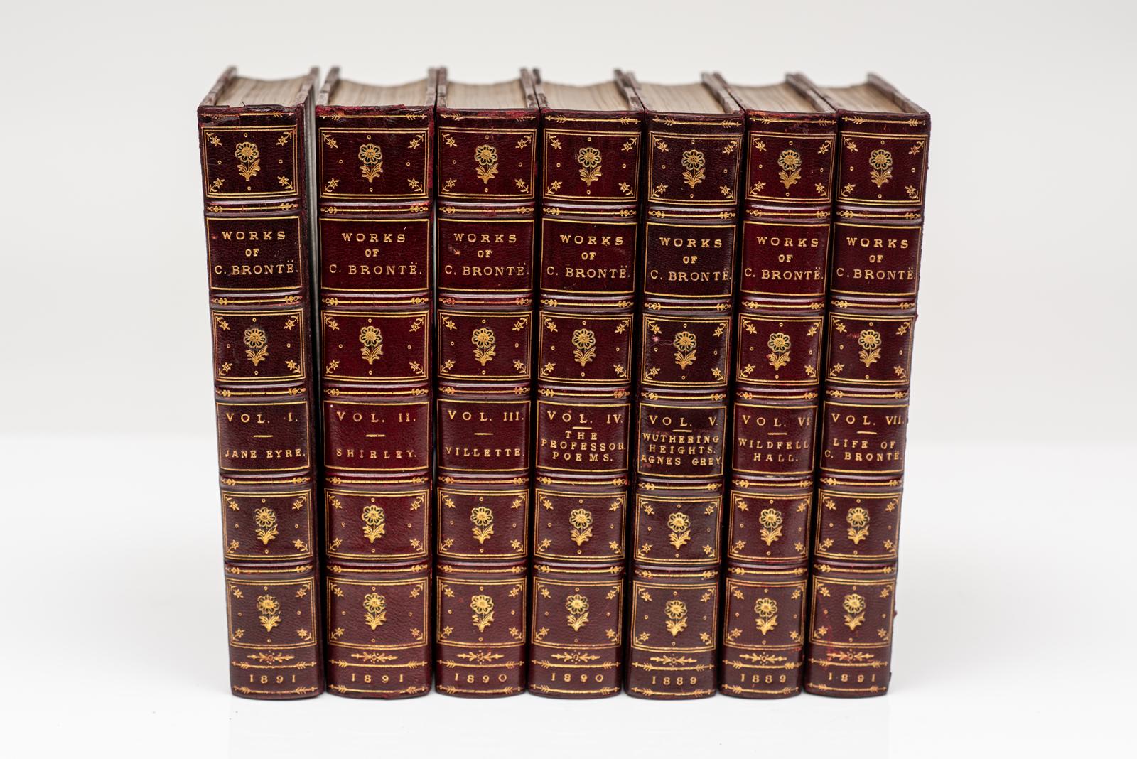 7 Vol. Currer Bell (Bronte), Vida y obra de Charlotte Bronte y sus hermanas siglo XIX en venta