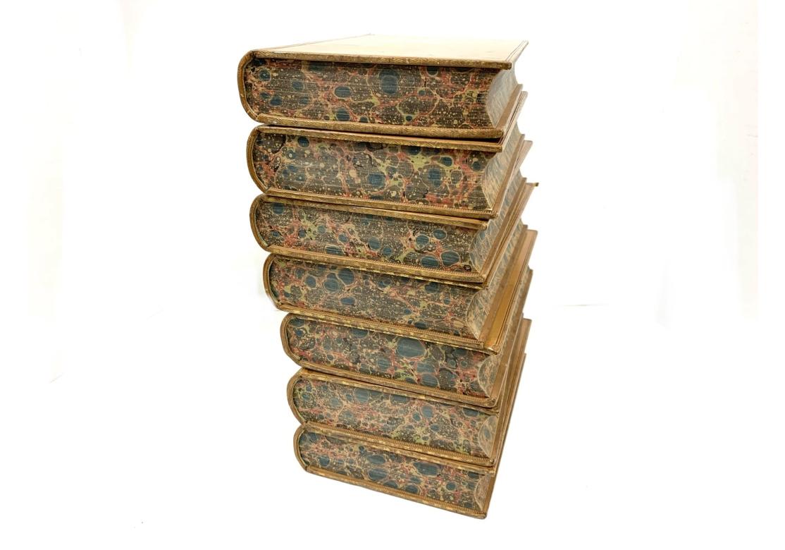 Londres, Longman, Brown, Green, Longmans, & Roberts, diverses dates d'édition. Reliure en cuir fauve avec dos rouges et bruns dorés. Papiers de garde marbrés. Tous les livres portent un ex-libris du Vicomte Astor de Hever Castle dans le comté du
